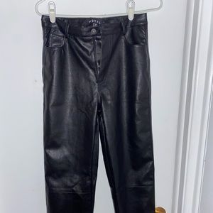 Motel Rocks Zova Wide Leg leather pants